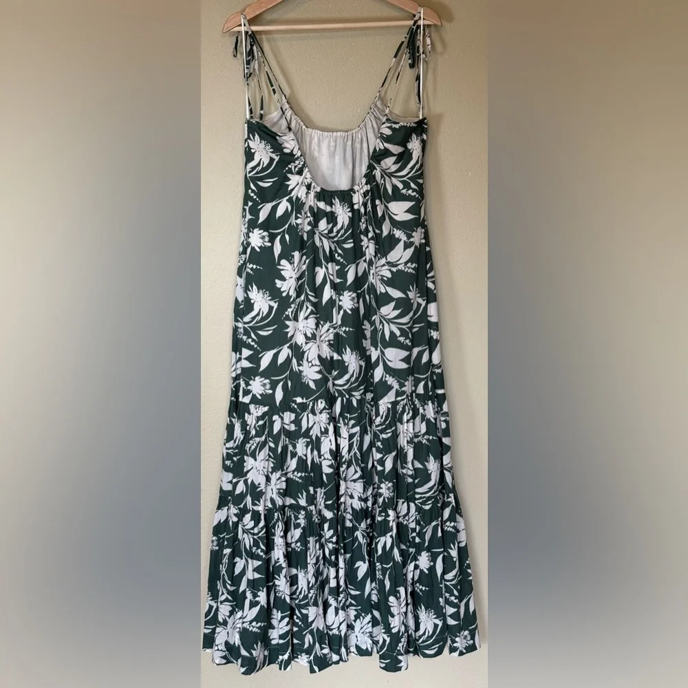 Abercrombie & Fitch Green Floral Maxi Dress